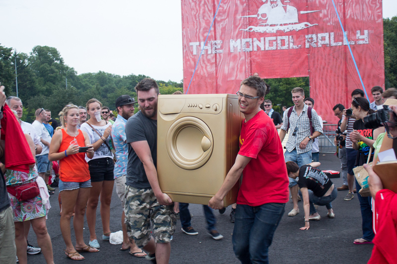 Goldene Waschmaschine